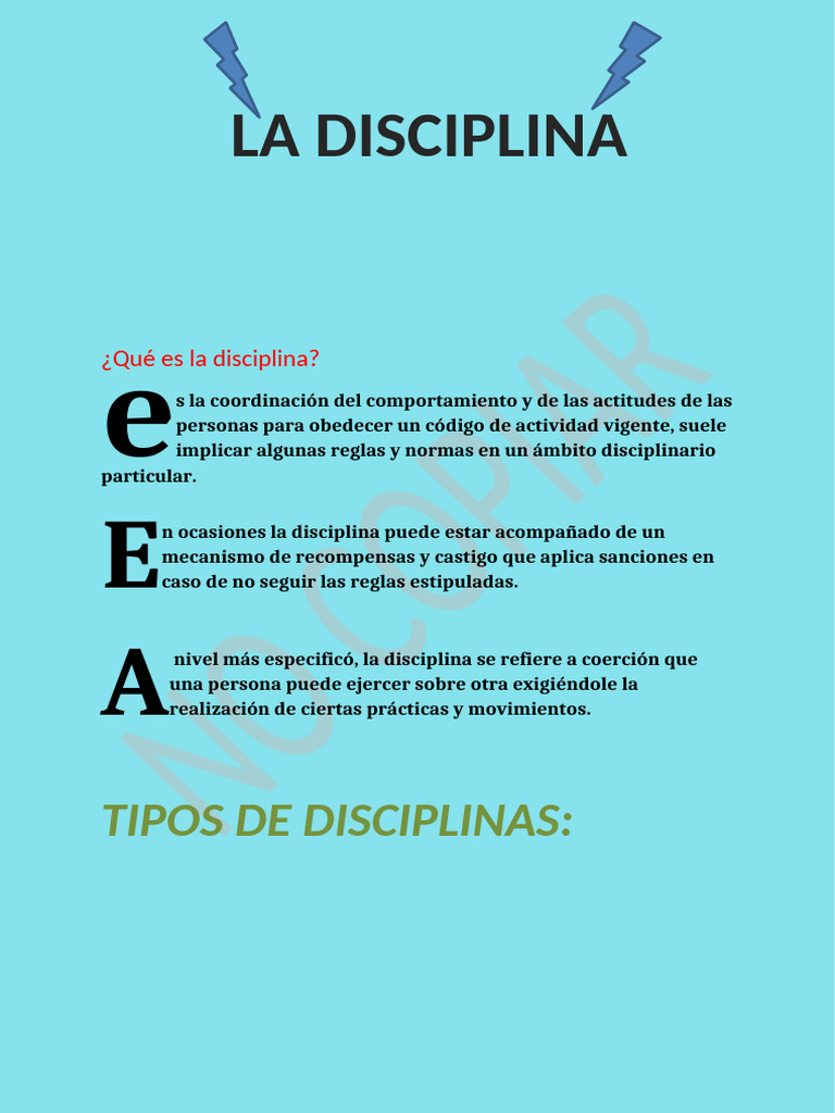 La Disciplina | PDF
