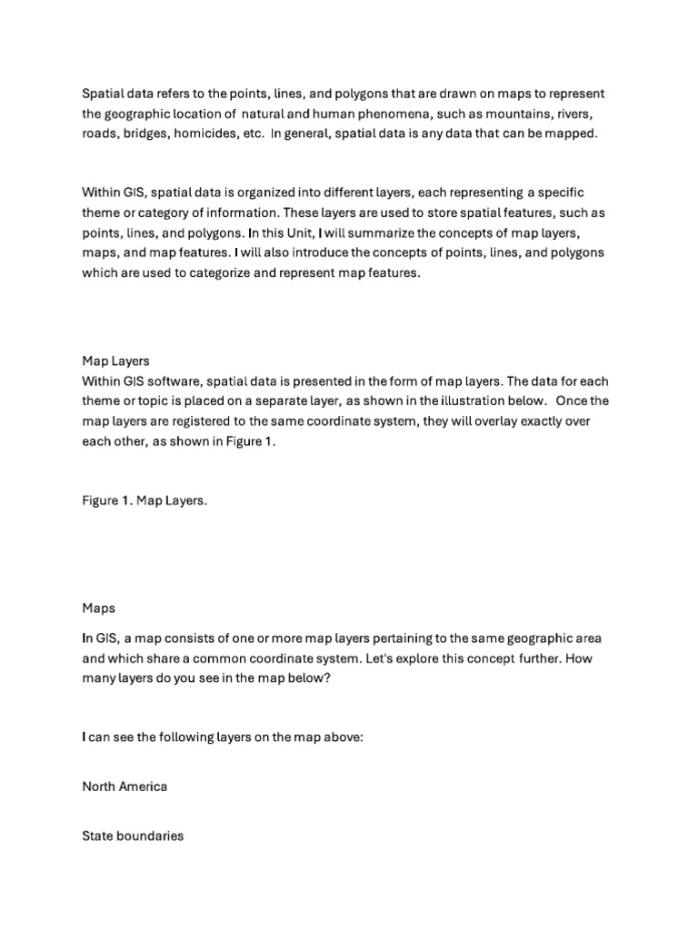 GIS Notes | PDF