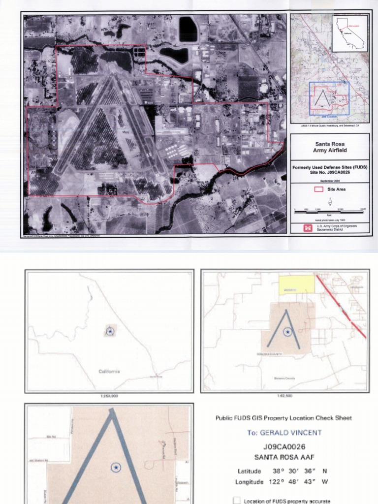 Santa Rosa Airfield Map (1943) | PDF | Armed Conflict