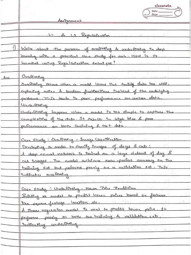 L1 & L2 Regularization | PDF