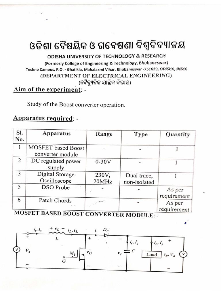 Boost Converter | PDF