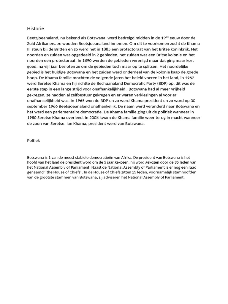 Botswana Pdf