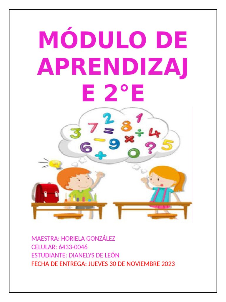 Módulo De Aprendizaje 2 Pdf
