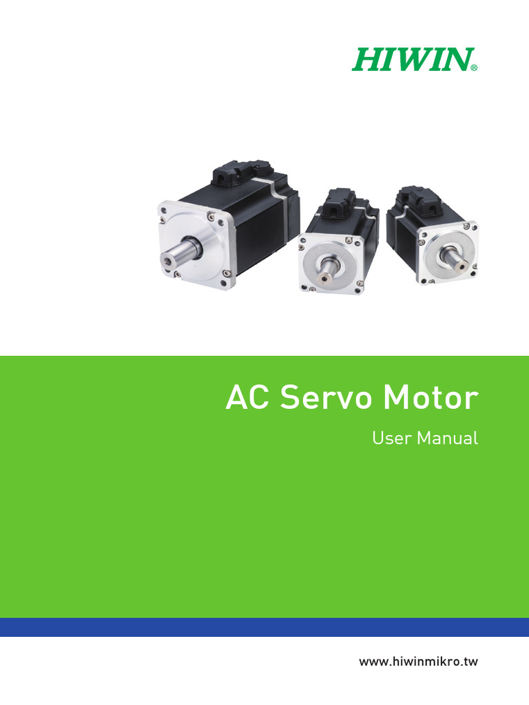 AC Servo Motor User Manual | PDF