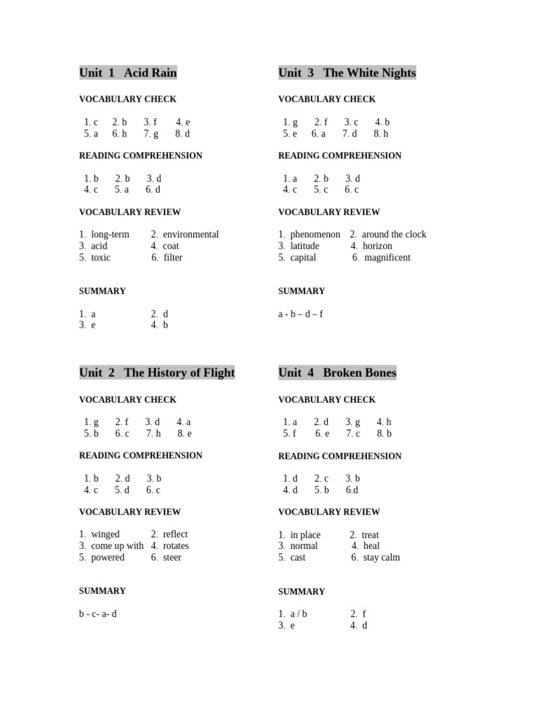 Power Content Reading Answer Key | PDF | Science & Mathematics | History