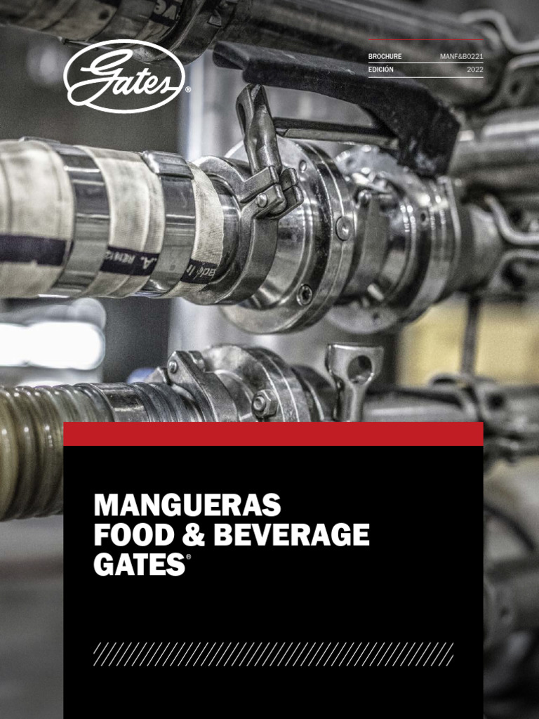 Manguera Food & Beverage Gates | PDF | Acero | Ingeniería de Edificación