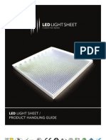 Led Light Sheet /: Product Handling Guide