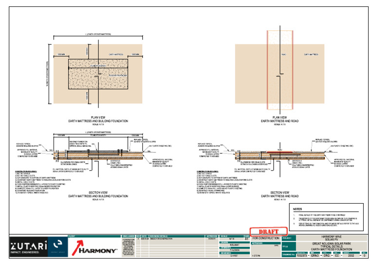 1002373-GRNO-DRG-CC-2002 (0) - Earth Mat Section | PDF
