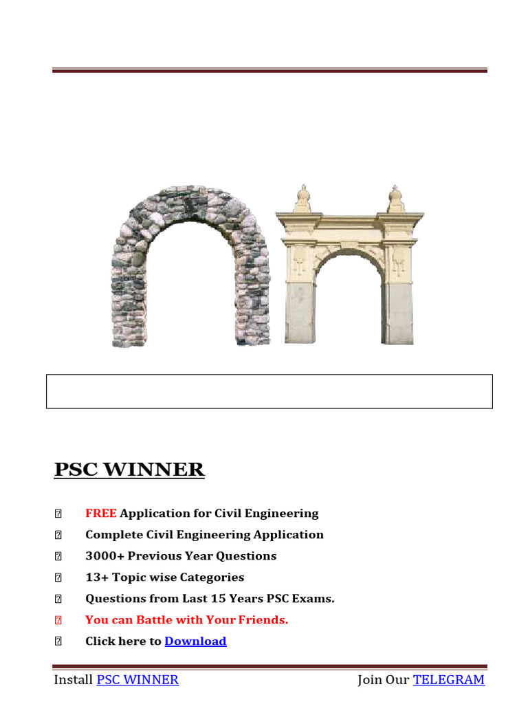 Arches and Lintels in Construction | PDF | Architectural Elements ...