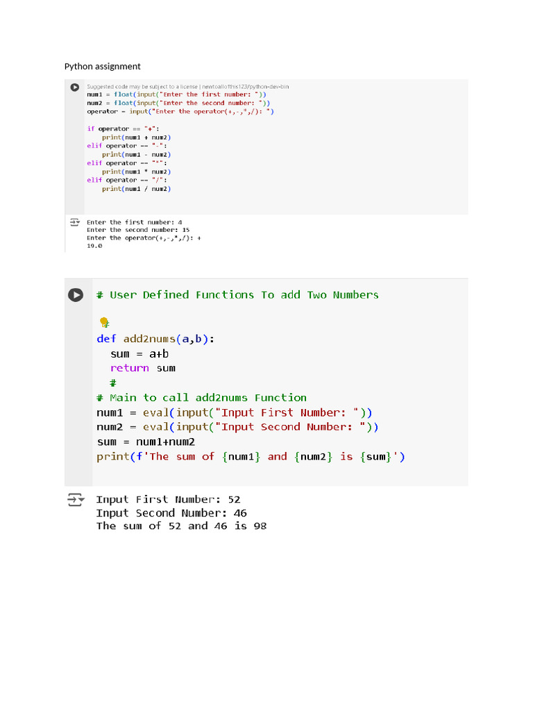 Python Assignment | PDF