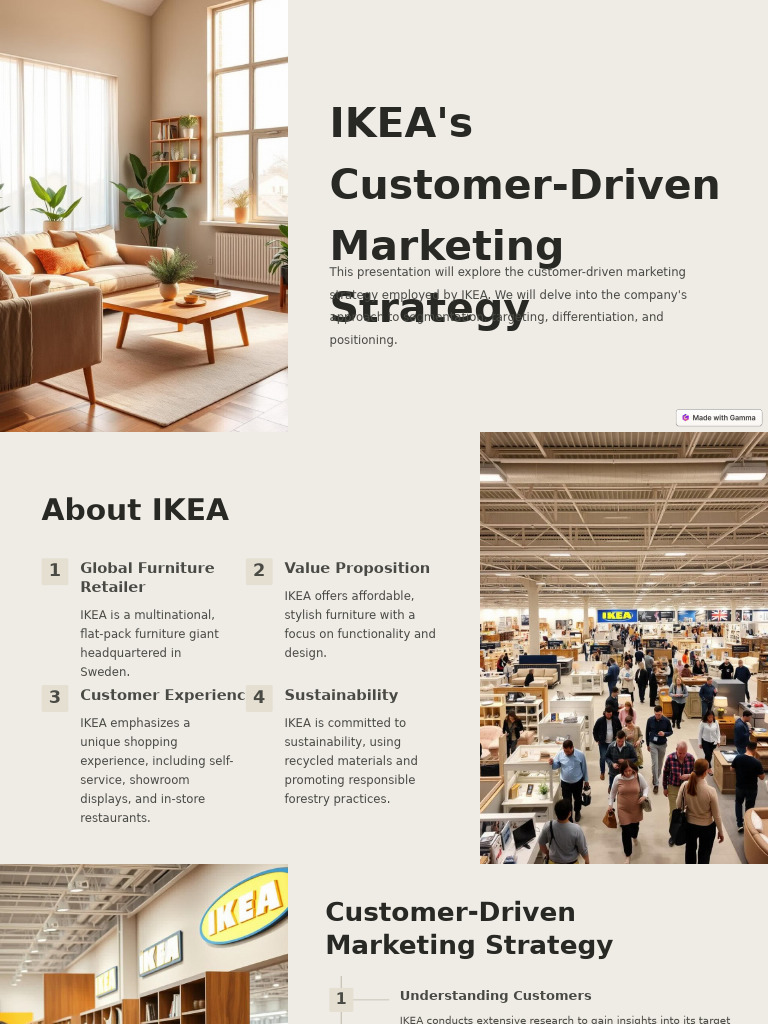 IKEAs Customer Driven Marketing Strategy | PDF