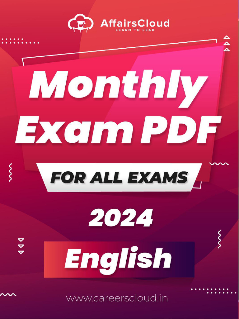 AC Exam PDF January To July 2024 by AffairsCloud 6 | PDF