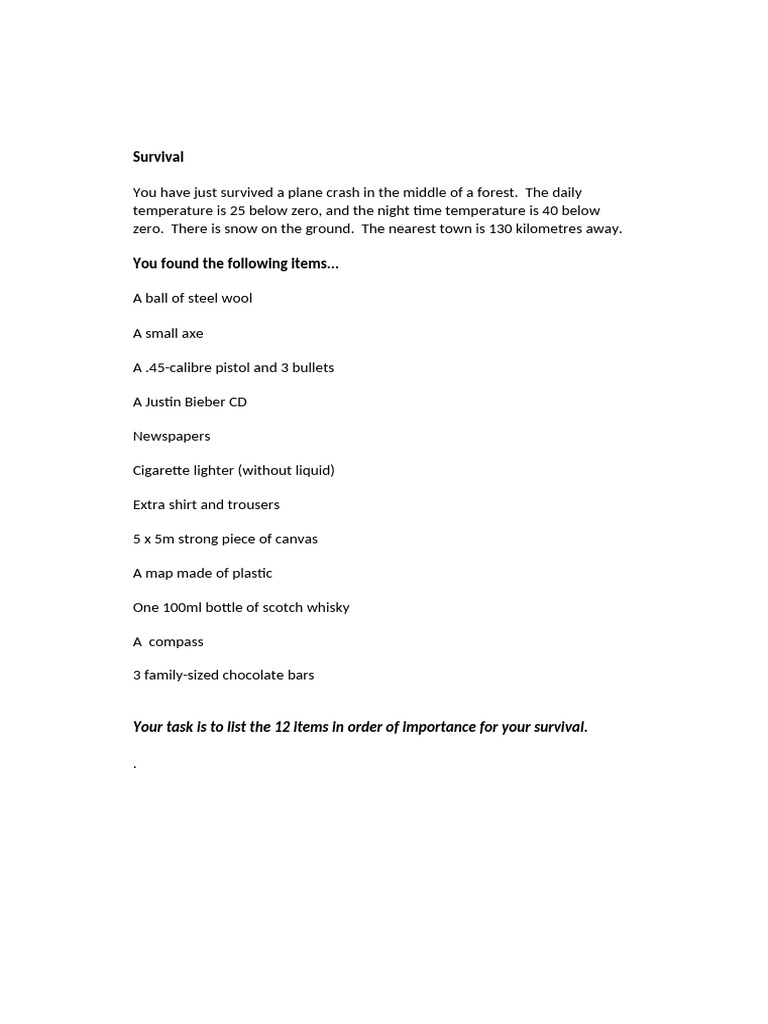 Survival | PDF