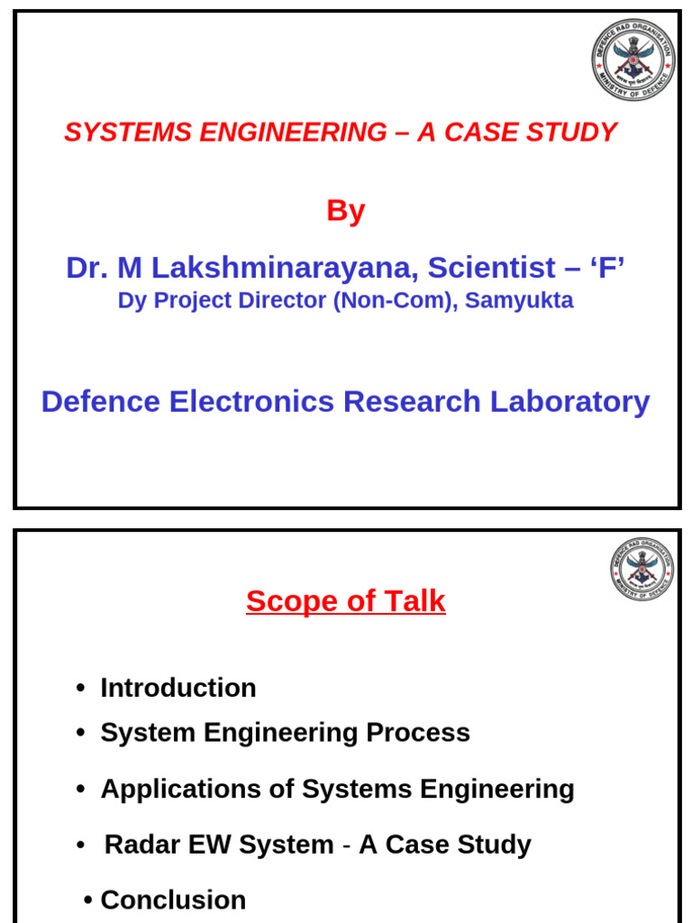 Sys Eng Notes 220906 | PDF