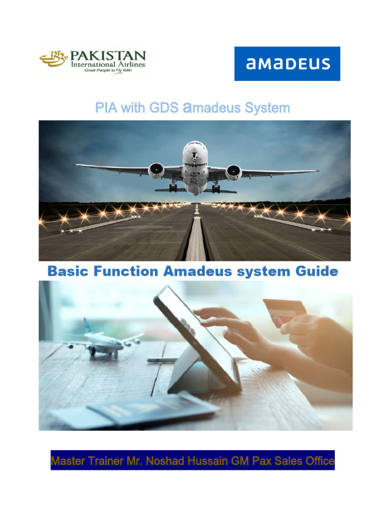 Basic Fucntionality Amadues System | PDF