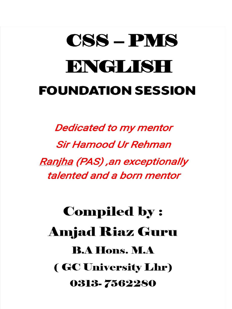 Amjad Riaz Guru (Essay and Precis) | PDF | Home & Garden | Religion ...