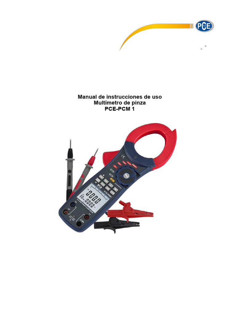Manual Pce PCM 1 v1 | PDF
