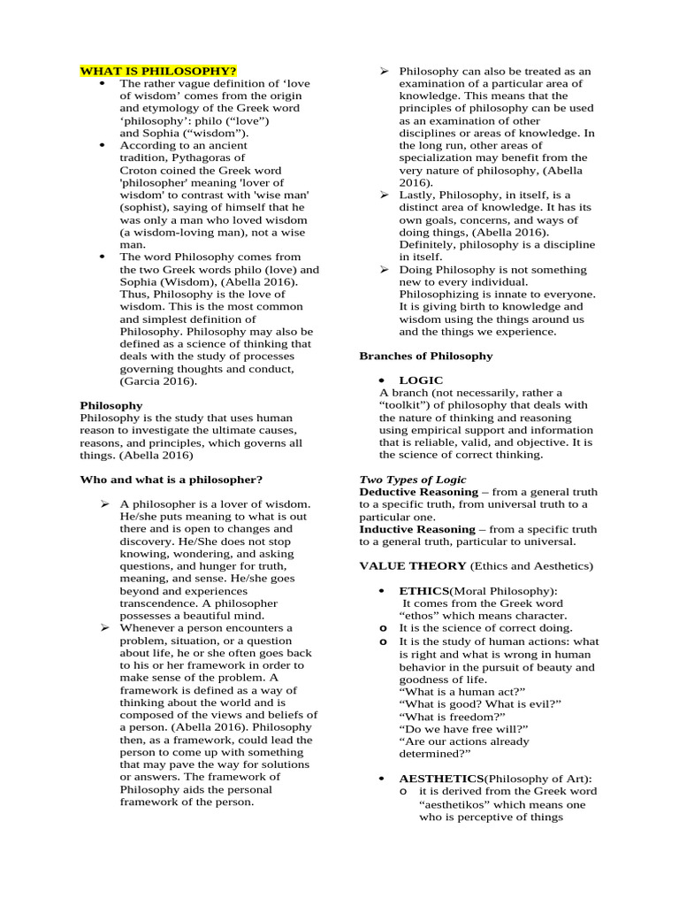 Reviewer Philo | PDF