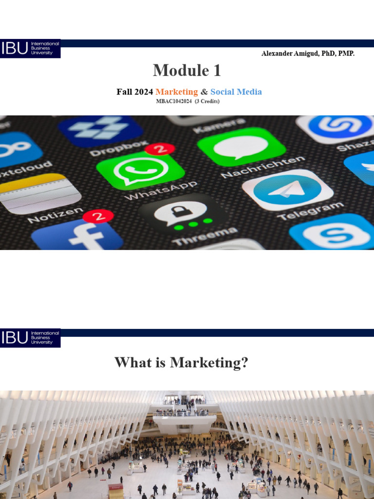 Module 1 Lecture Slides | PDF