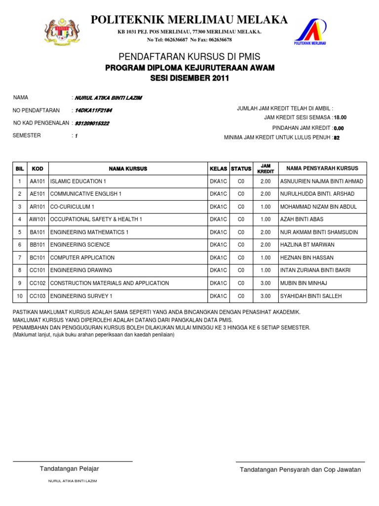 Pra Diploma Politeknik Ppt Download