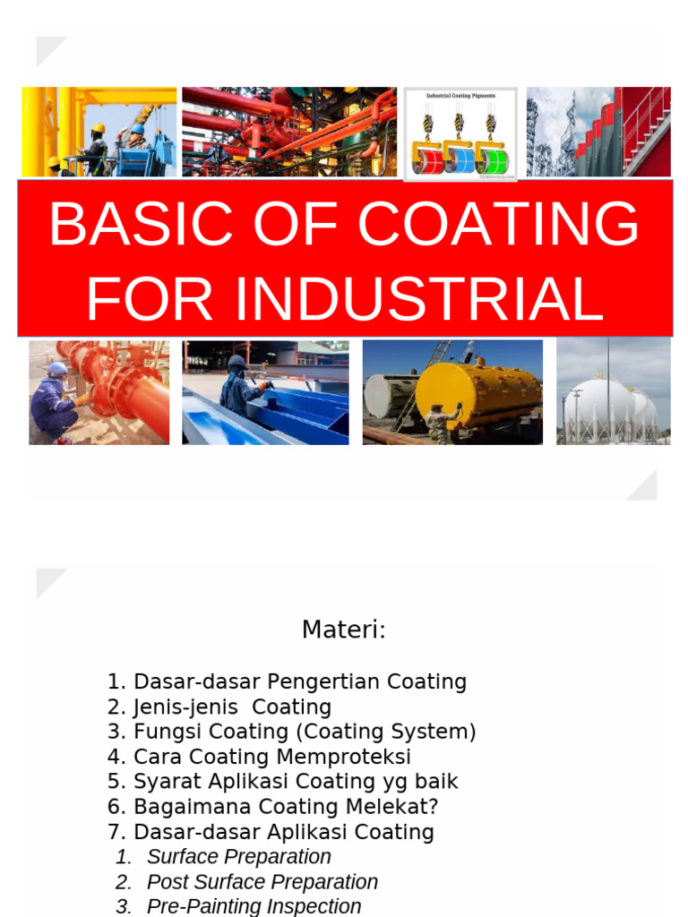 Basic of Coating | PDF | Industrial Processes | Home & Garden
