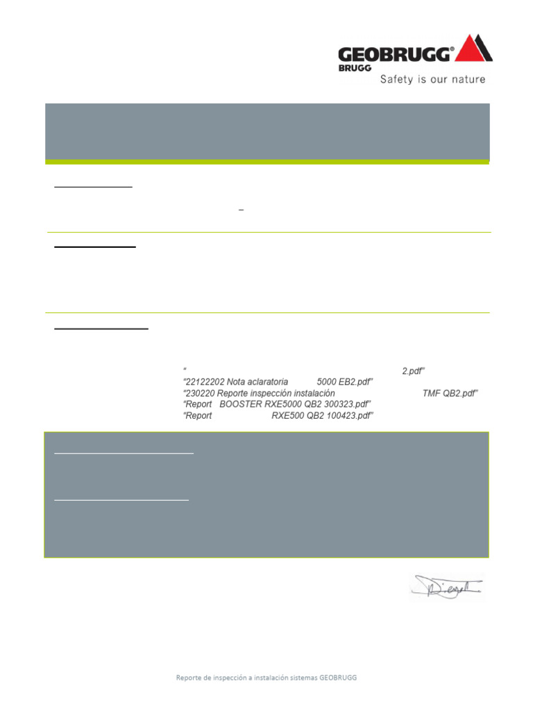 Report Final - Booster 2 RXE500 QB2 100423 | PDF