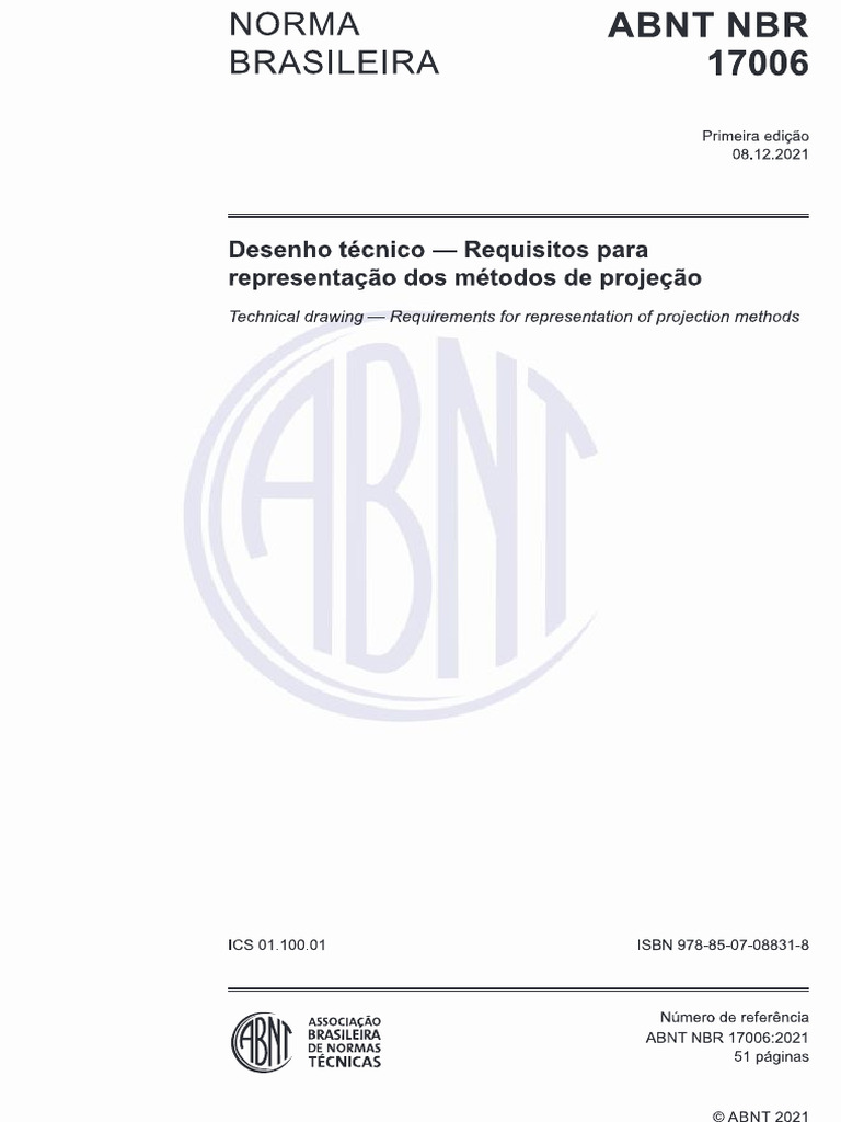NBR 17006 - Requisitos para Representação Dos Métodos de Projeção ...