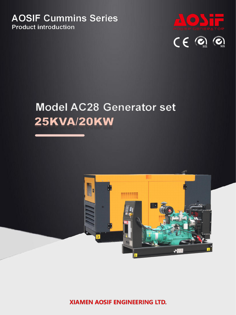 Ac28 4B3.9-G11-20KW 60HZ 220V | PDF