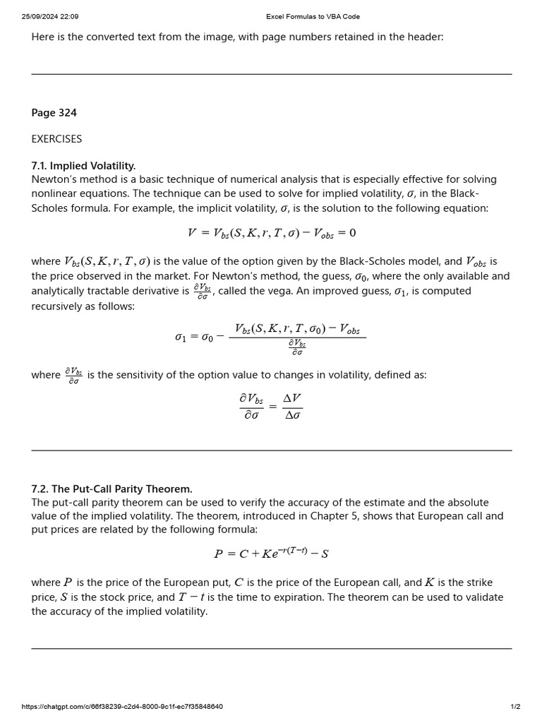 Excel Formulas To VBA Code 13 | PDF