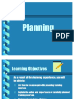 Planning Process in Detail