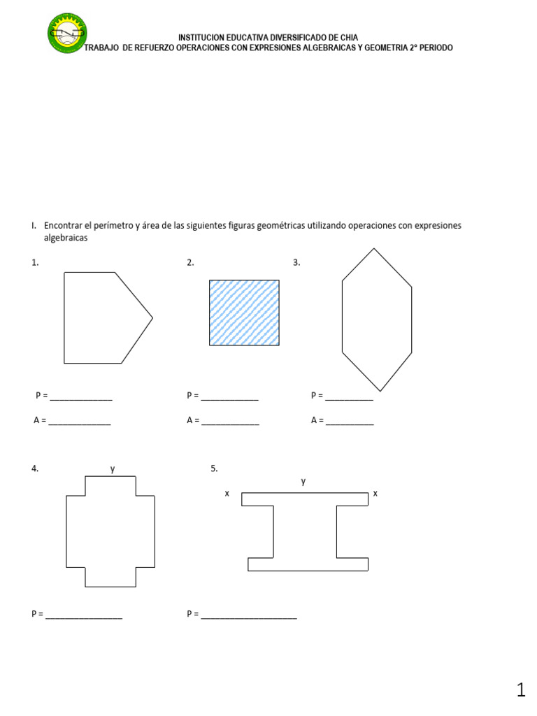 Ejercicios de Repaso de Operaciones Con Expresiones Algebraicas | PDF ...