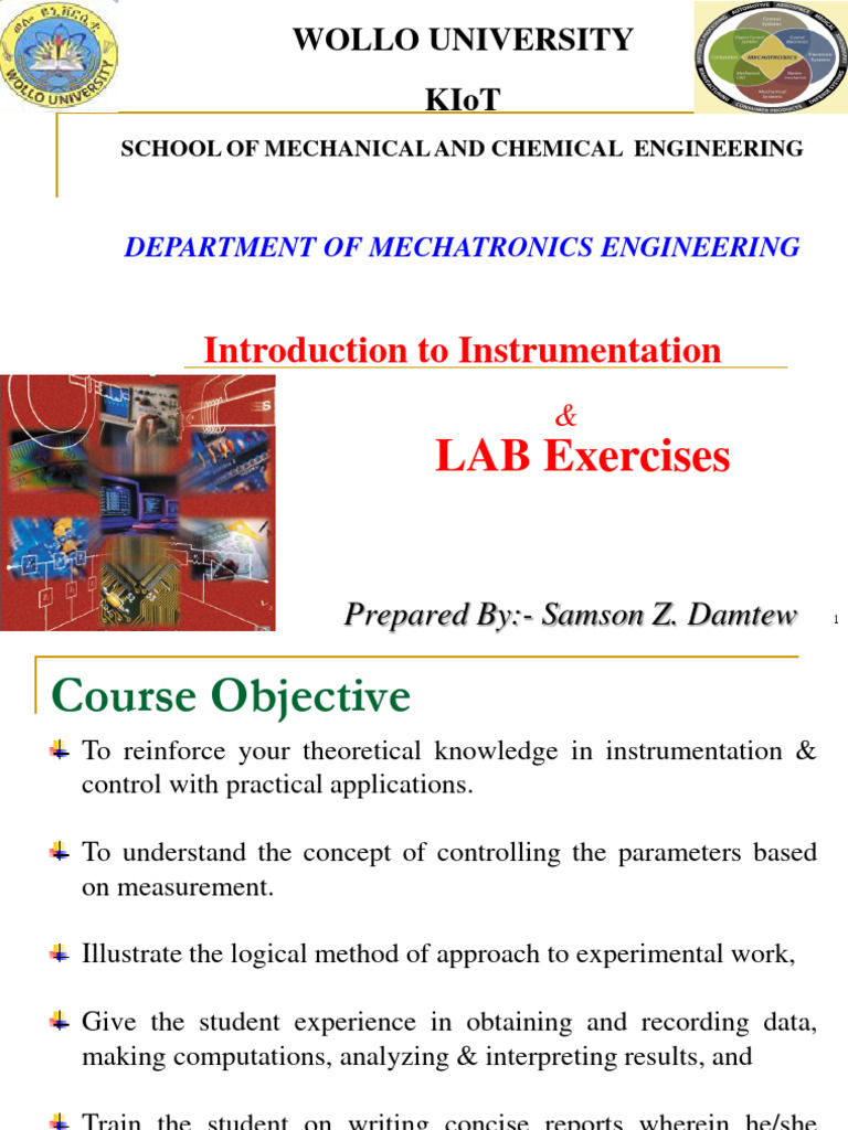 Introduction to Instrumentation and Lab PDF