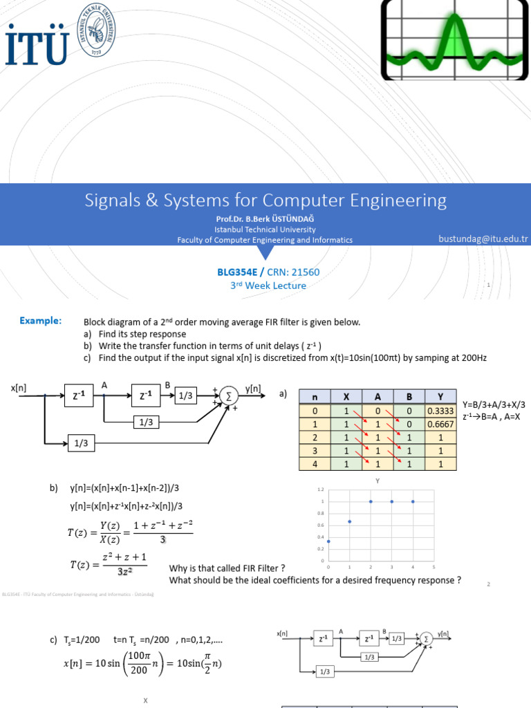 Week 3 System Properties and Convolution V3 | PDF