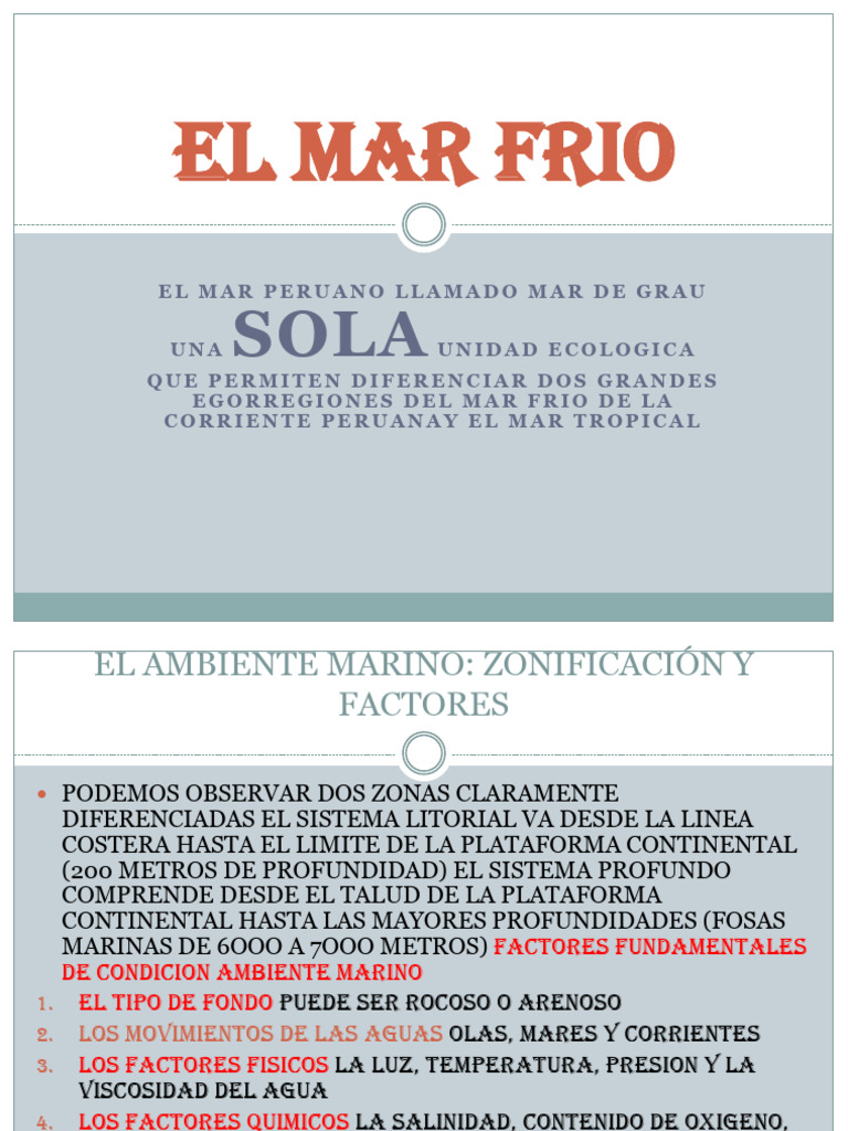 El Mar Frio | PDF