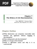 The Ethics of Job Discrimination