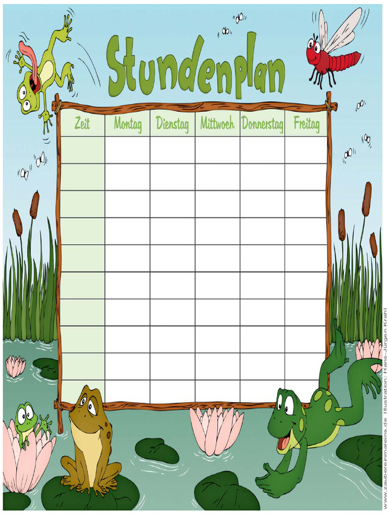 Plan Froschklasse | PDF