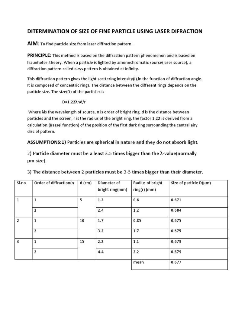 Physics Lab 11mse1081 | PDF | Diffraction | Oscillation