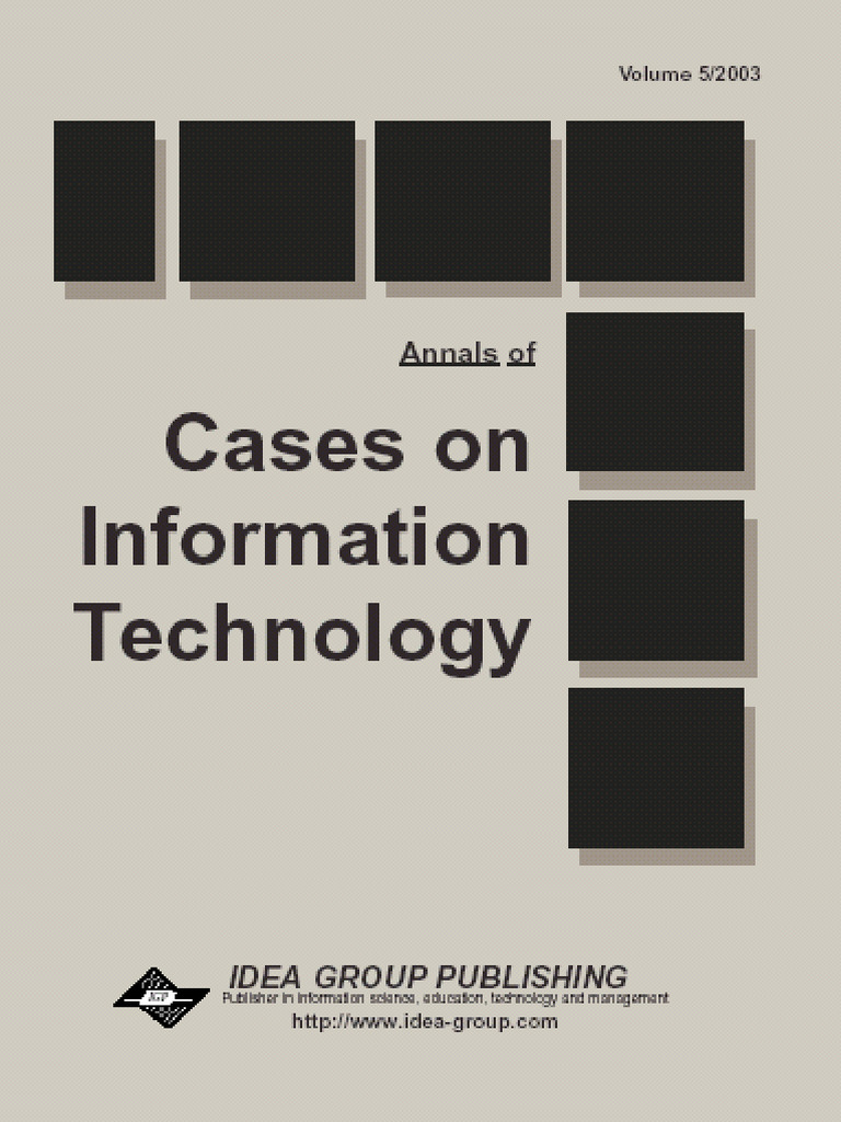 Cases in Information Technology | PDF