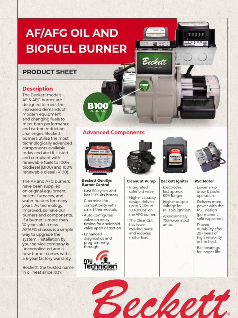 6578 AFG Product Sheet - UL Listed - 121823 | PDF
