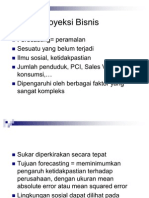 Teknik Proyeksi Bisnis