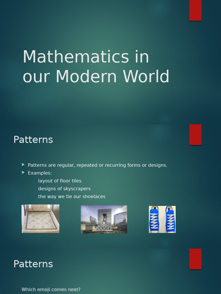 Mathematics in Our Modern World1 | PDF