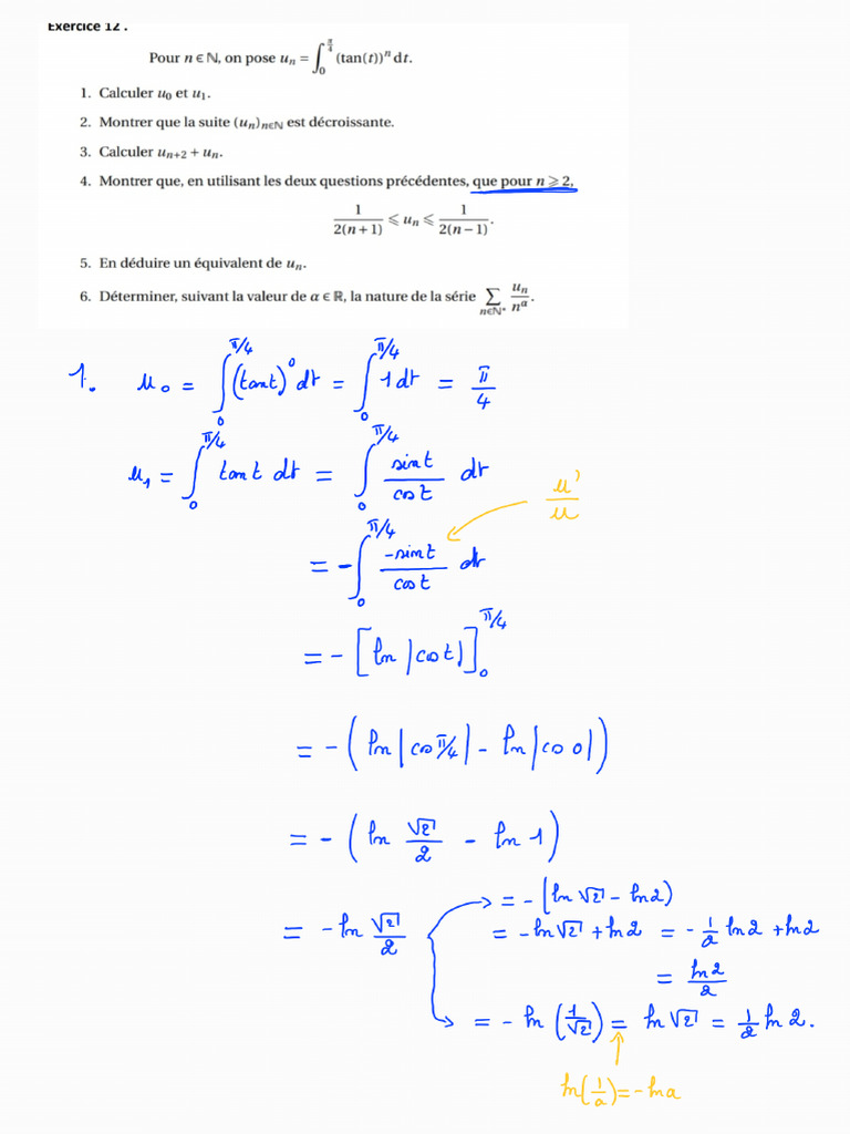 FE19 - Séries - 3 - Correction - 12 Et 13 | PDF