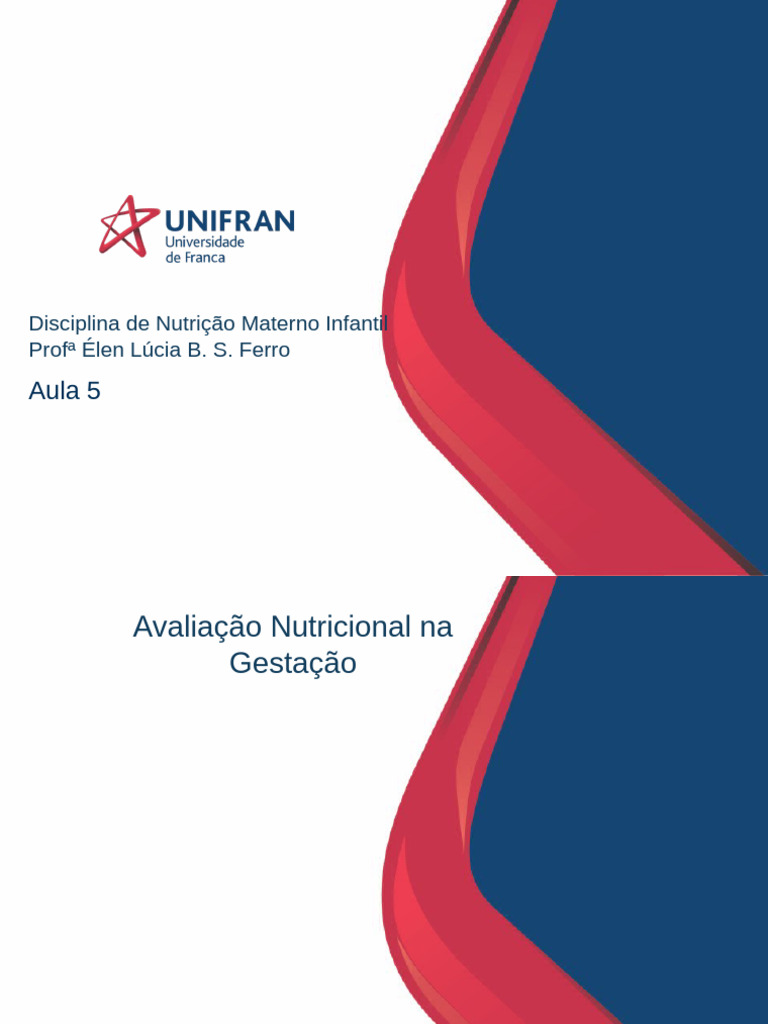 2 Avaliação Nutricional Da Gestante 2 | PDF