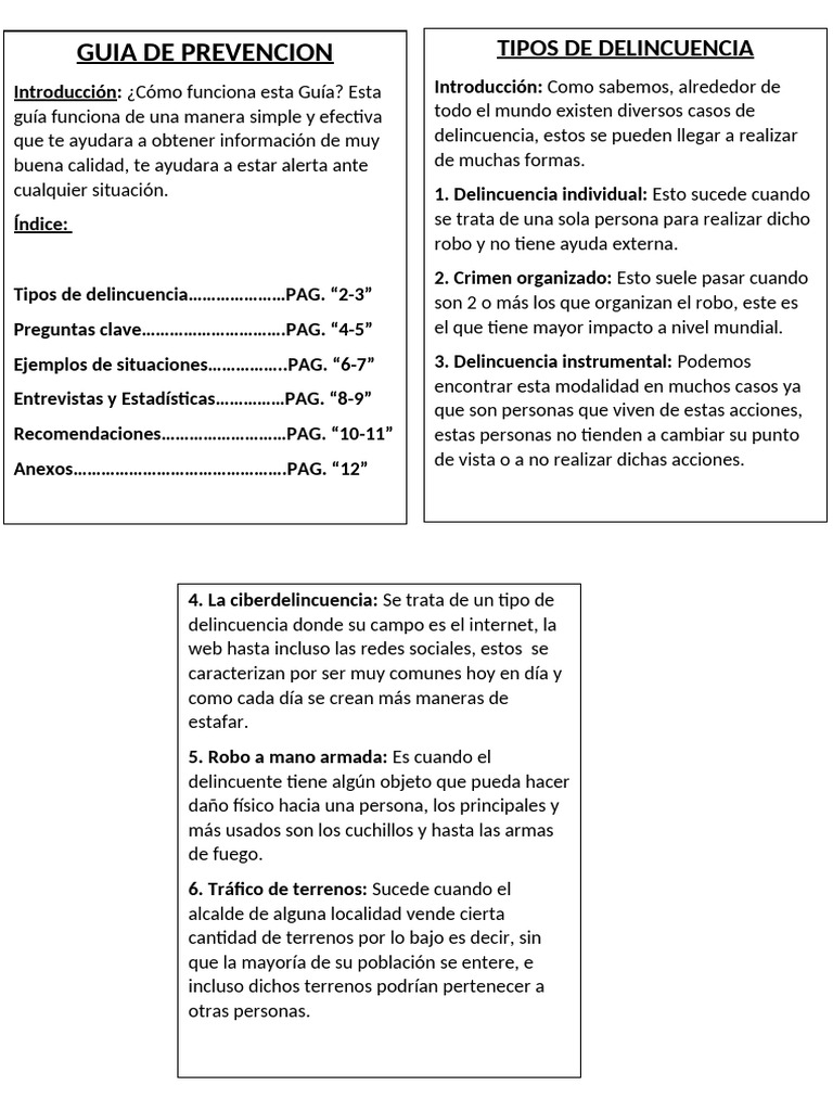 Guia De Prevencion Pdf
