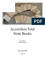 Accordion Fold Note Books