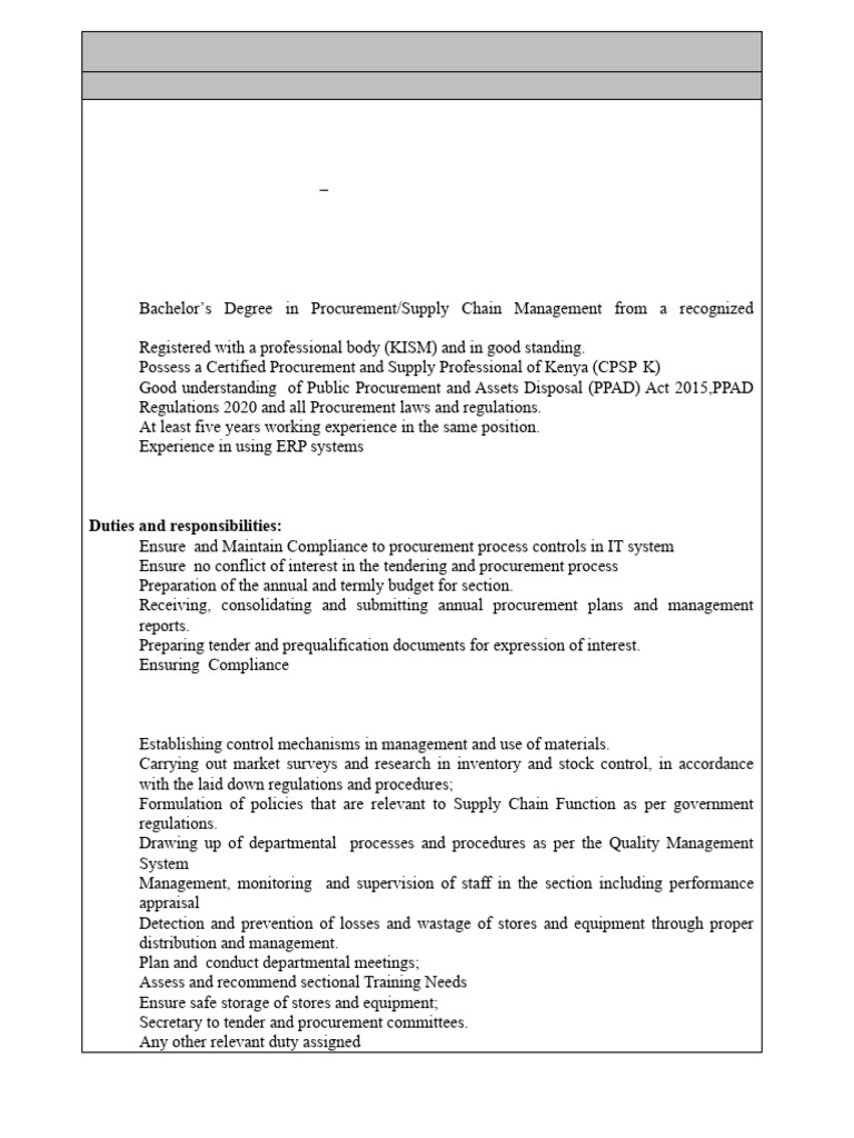 June 2024 Job Descriptions Pdf Human Resources Plumbing