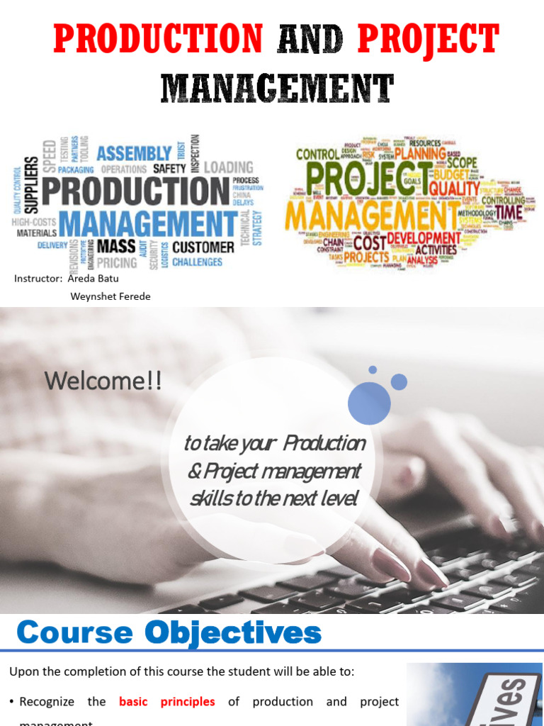 Chapter 1 - Introduction To Production Management Lec | PDF