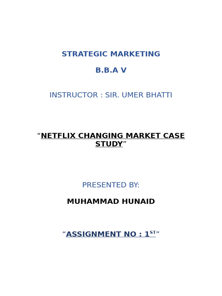 M.Hunaid (NETFLIX CASE) | PDF