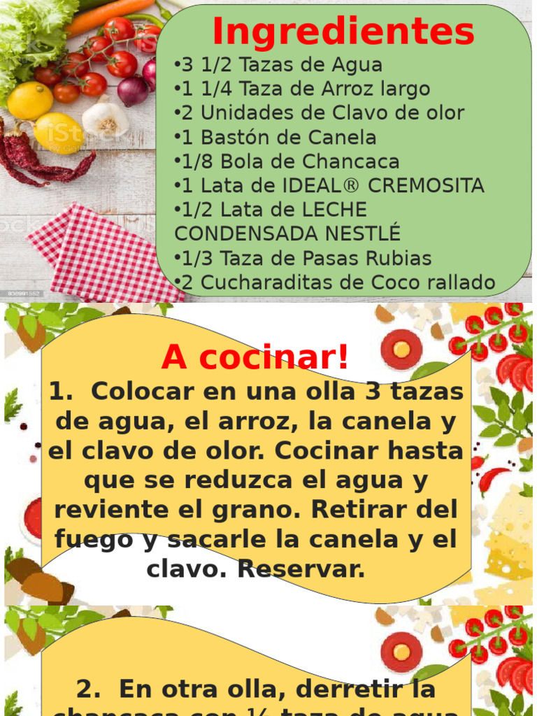 RECETA | PDF