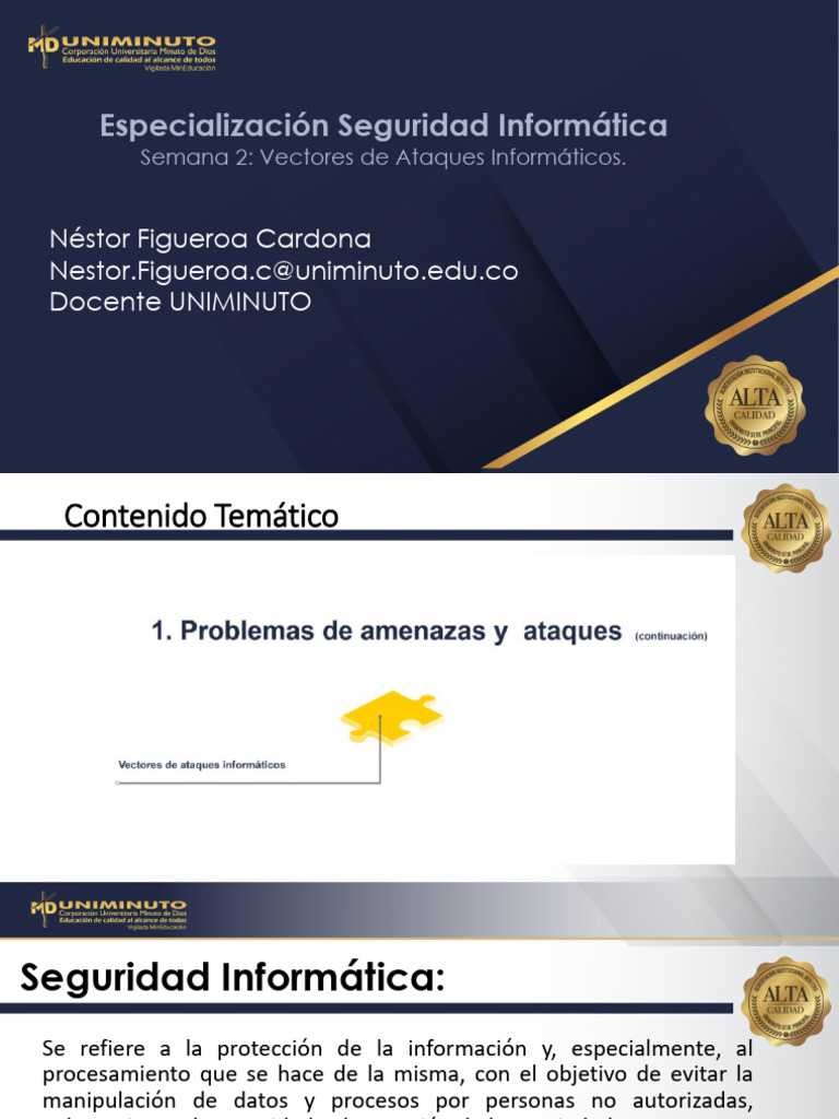 Semana 2 Vectores De Ataque Pdf